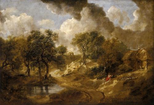 Thomas Gainsborough Landscape in Suffolk Sweden oil painting art